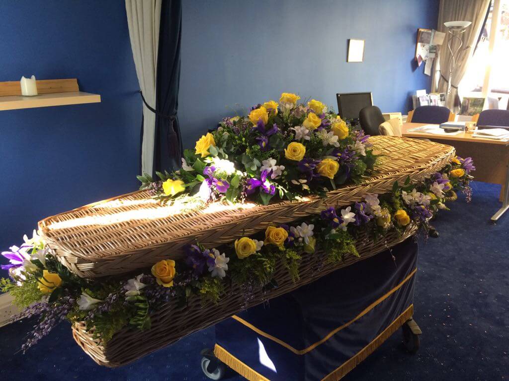 Casket Garland and Spray BBL design