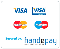 Payments secured by HandePay Merchant Services