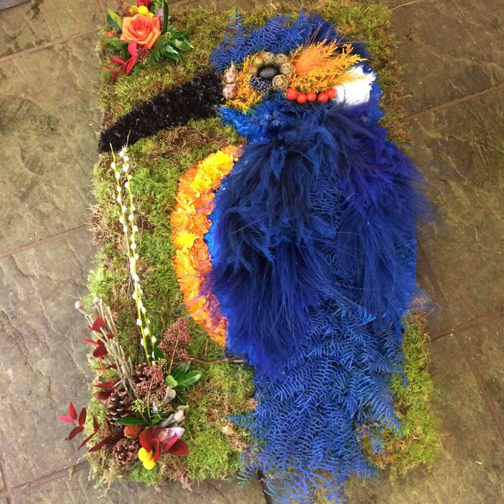 Kingfisher Funeral Tribute BBL design