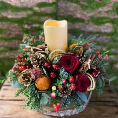 Merry Berry Table Arrangement