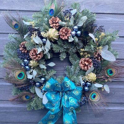 Peacock Wreath