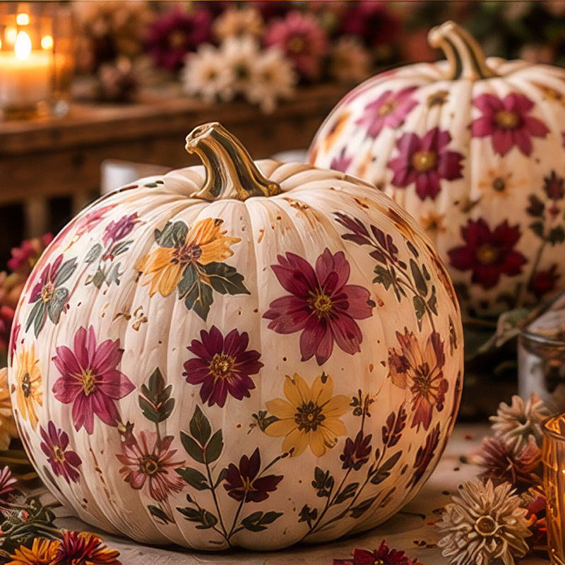 Pressed Petals and Pumpkins Workshop