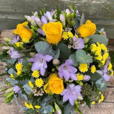 Rose and Freesia Posy