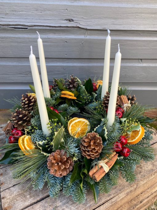 Advent Wreath 12 inch Frame 15 inch diameter