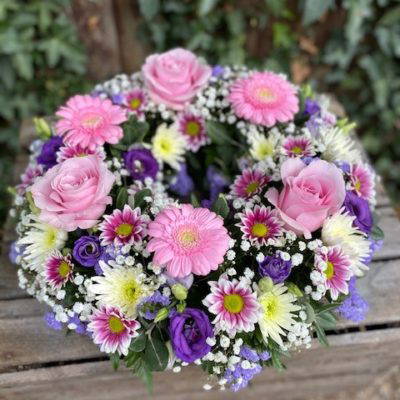 Wreath of Seasonal Flowers